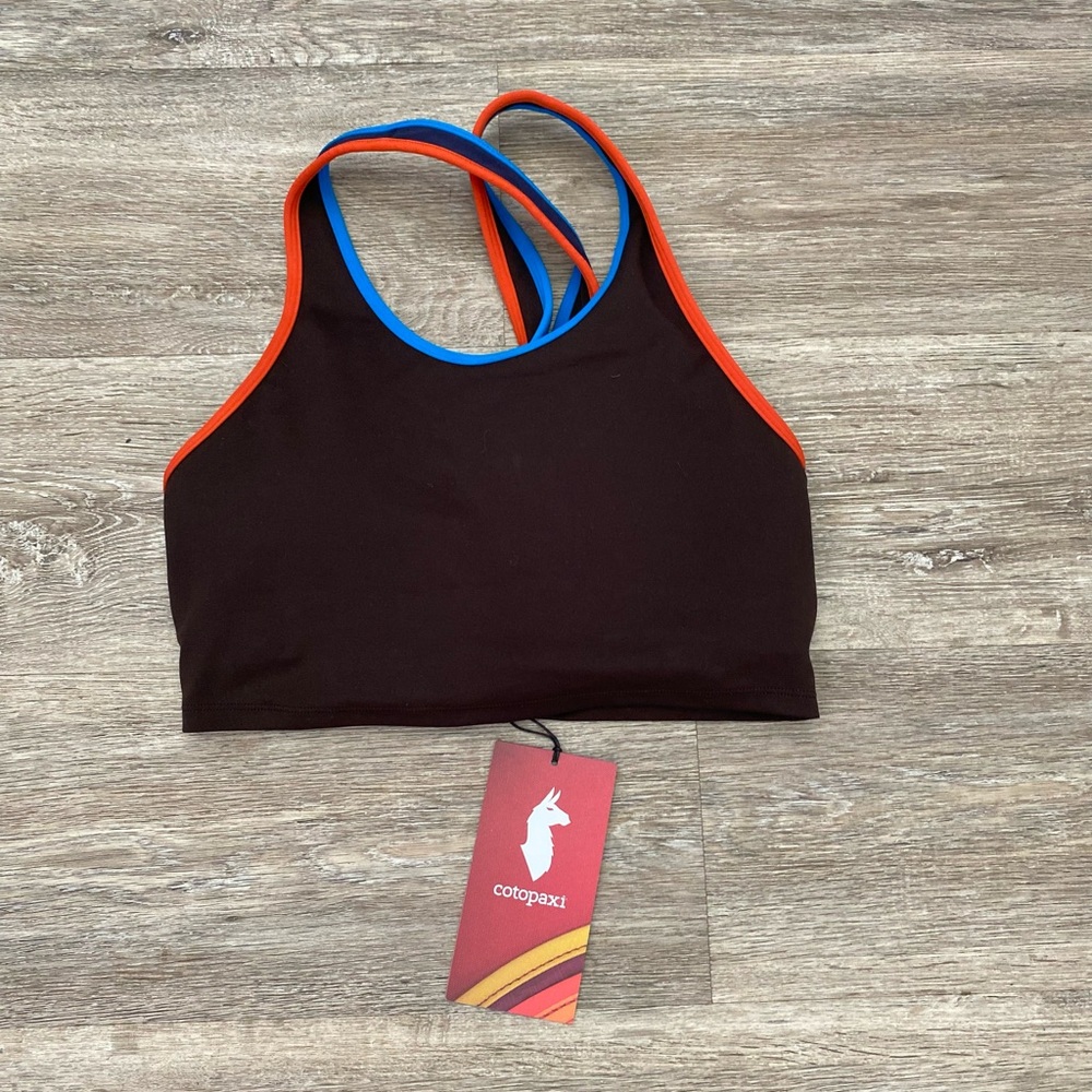 Cotopaxi Mari Crop sports bra size small NWT